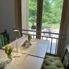 Café Hufschlag Blick aus dem Fenster