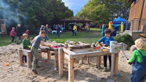 Wasserspielplatz am Karower Meiler