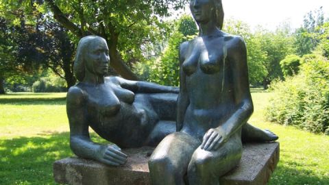 Kunstwerk im Teterower Stadtpark