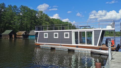 Luxus-Hausboot Lydia für 6 Personen, führerscheinfrei